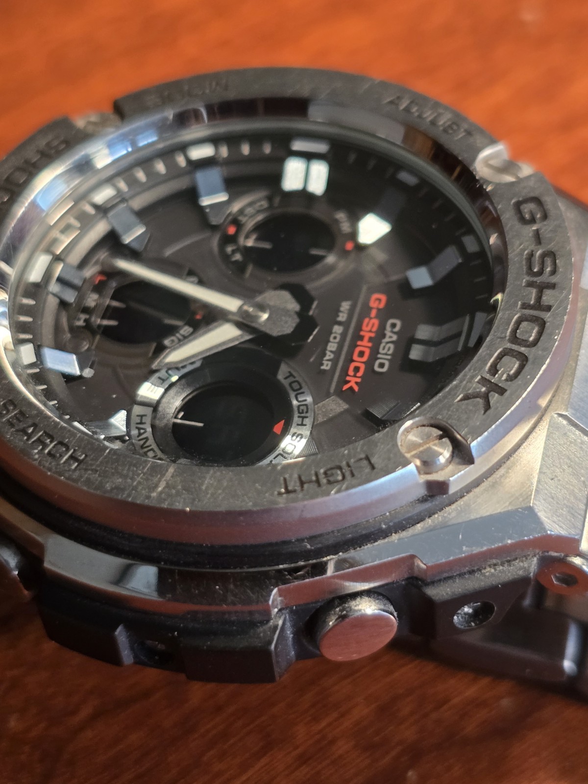 Casio G-Shock G-Steel GST-S110D-1A Tough Solar Stainless Steel Men’s Watch