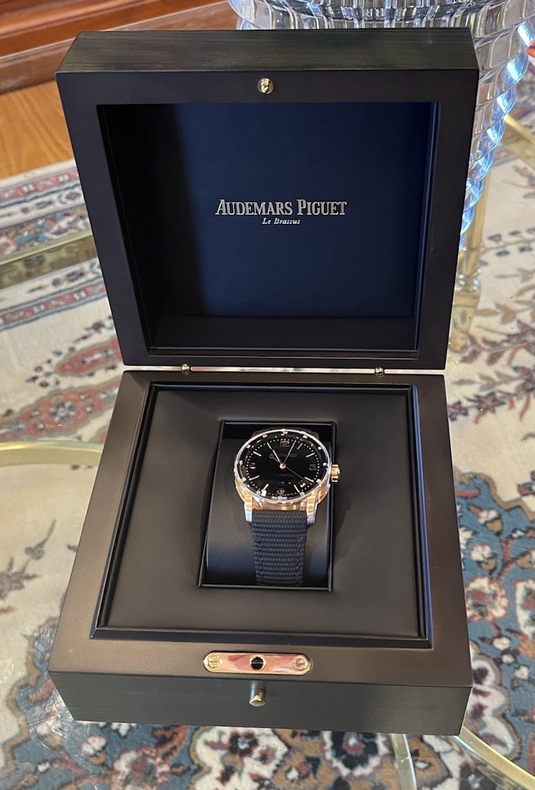 2023 Audemars Piguet Code 11.59 White & Rose Gold 15210OR.OO.A002KB.01 Full Set