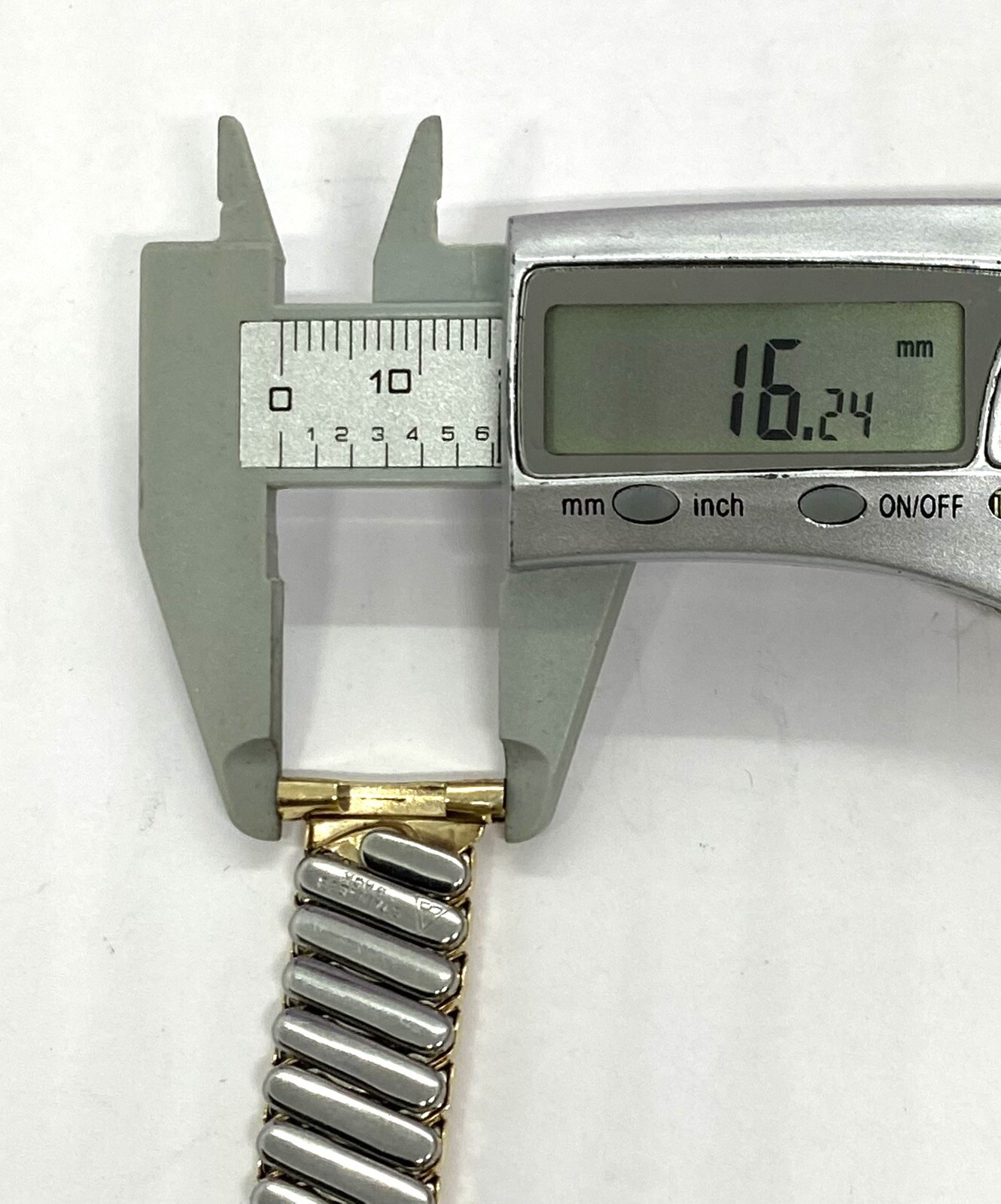 Vintage JB Champion Gold Tone Stretched Watch Band 4.5/8”