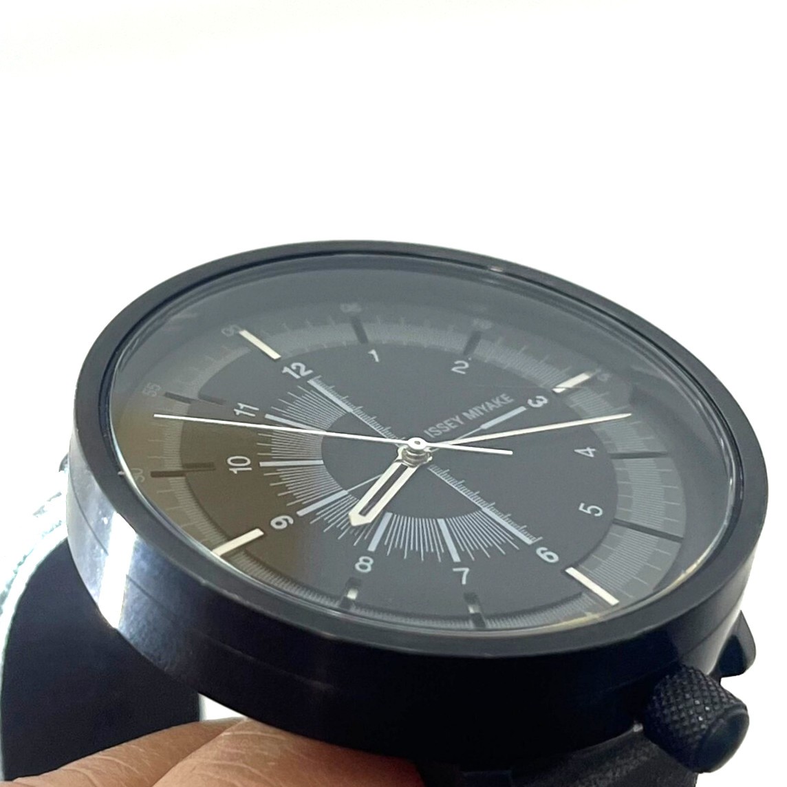 SEIKO ISSEY MIYAKE 1/6 Nao Tamura Watch leather Band Japan AUTOMATIC w/Box #570A
