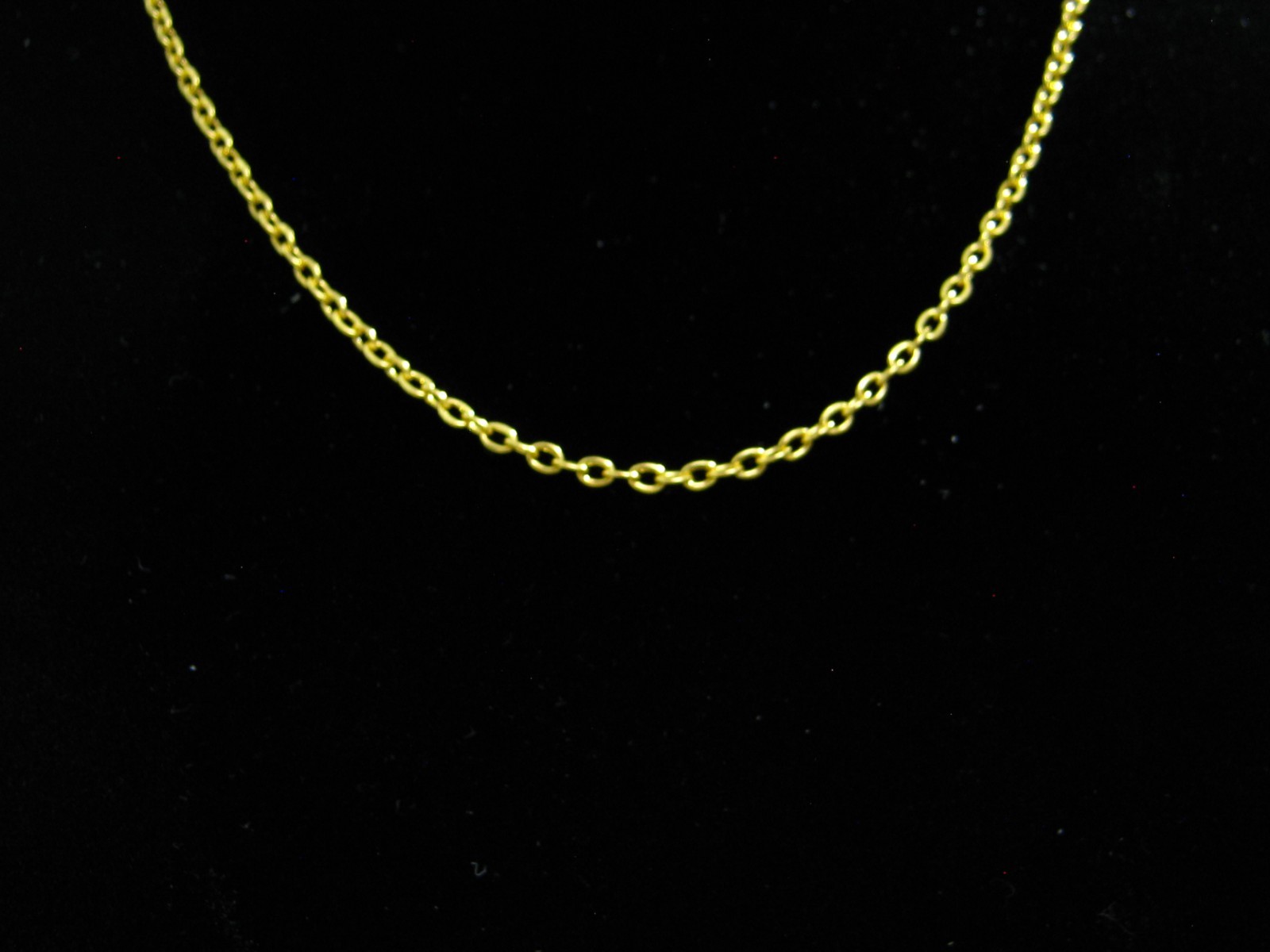 Gold Plated 304 SS Flat Cable Link Chain N225