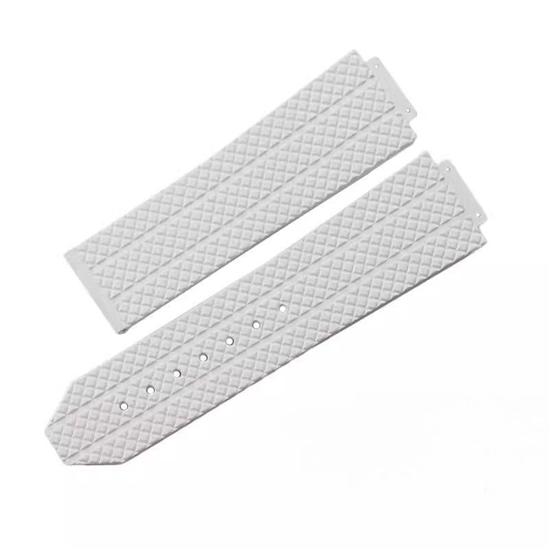25mm Replacement FKM Rubber Strap Watch Band Fits HB Big Bang Series 311 304 301