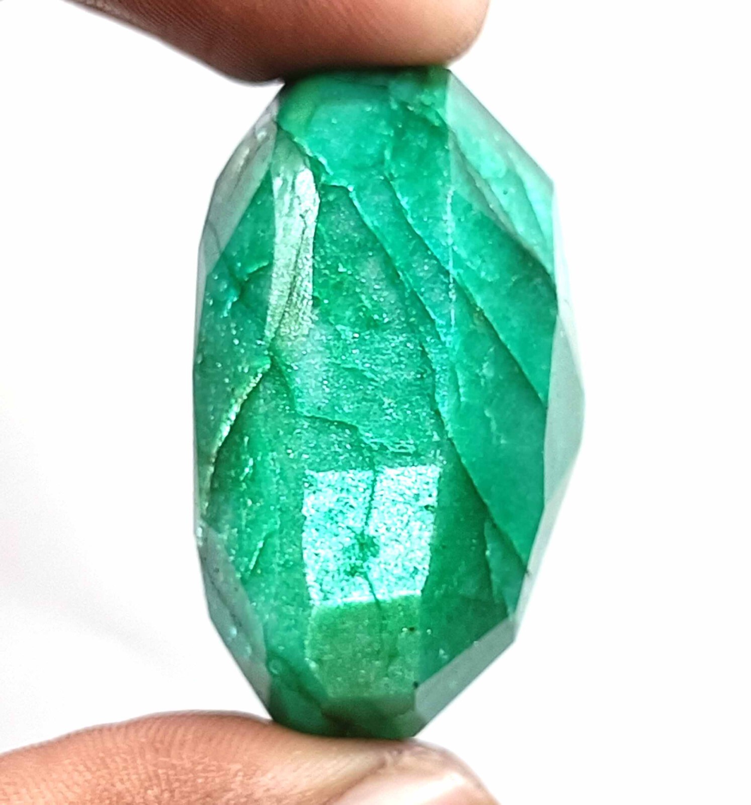190-200 Ct Impressive Green Emerald EGL Certified Oval Cut Brazil Gemstone DSH