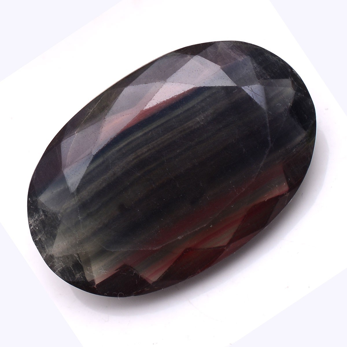 86.25 Cts Natural Bi Color Fluorite Untreated Designer Oval Cut Huge Gemstone