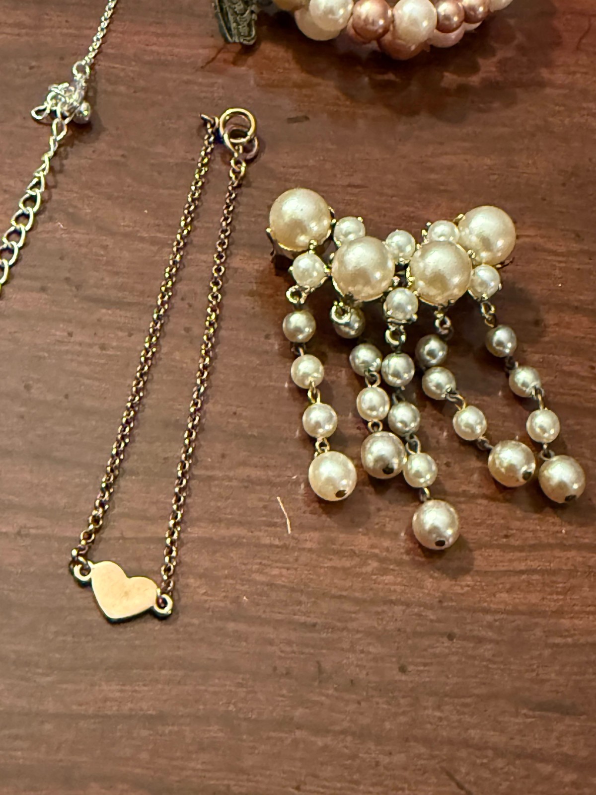 Costume Jewelry Lot-Heart Princess 6 pcs as pictured