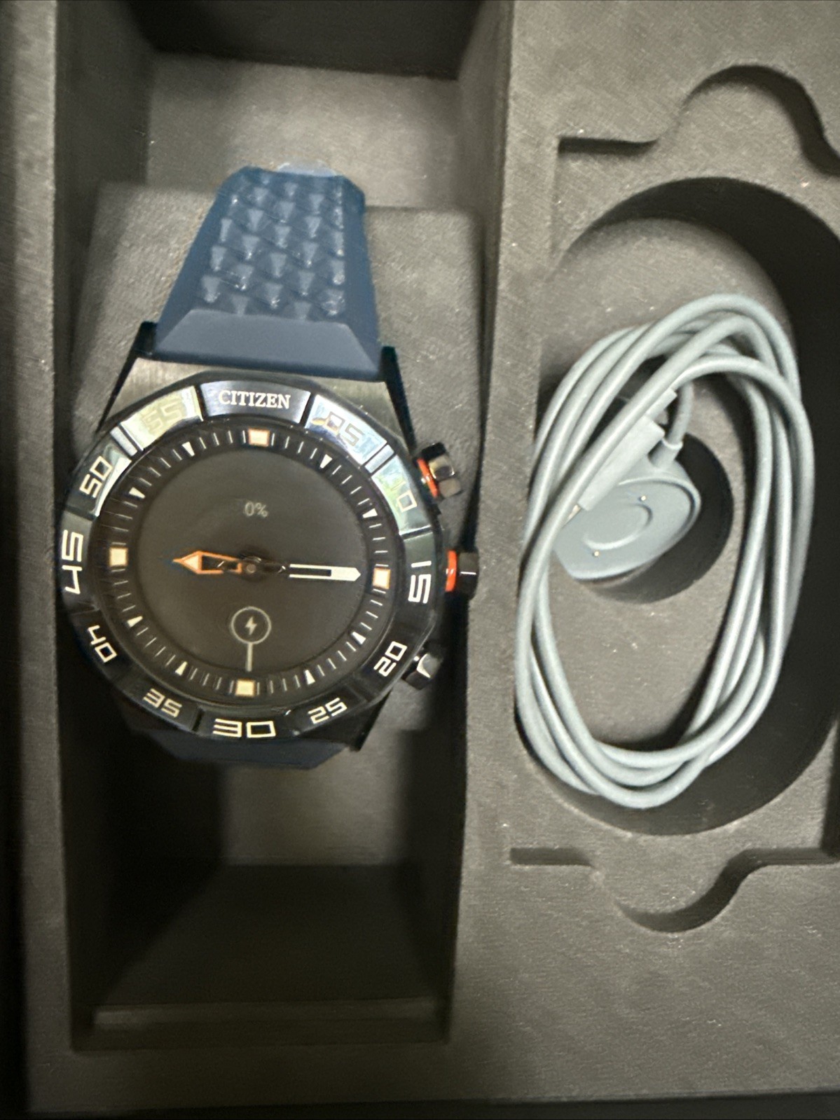 Citizen CZ YF20MV-01 Smart Watch – New Open Box Navy Blue