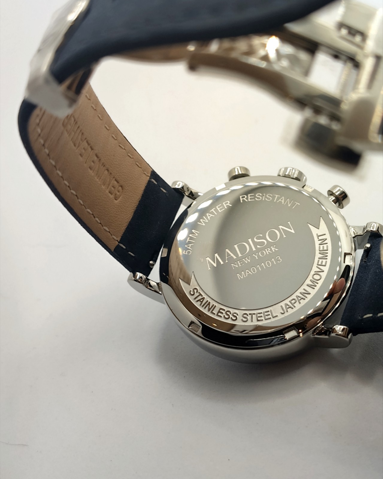 Unworn Madison New York Seventh Avenue Chronograph Quartz Watch Ref:MA011013-1
