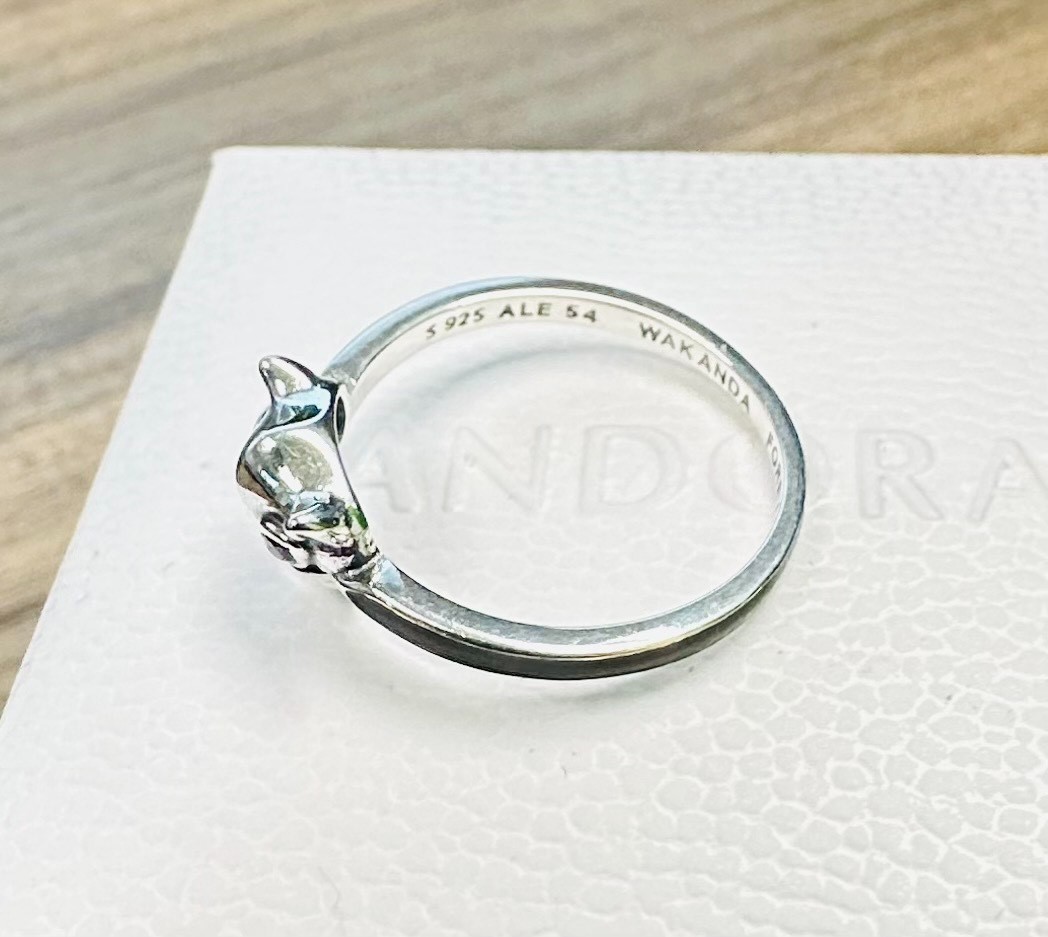 Pandora Black Panther Ring 194223C01 +FREE GIFT BOX +Polish cloth ~Choose Size