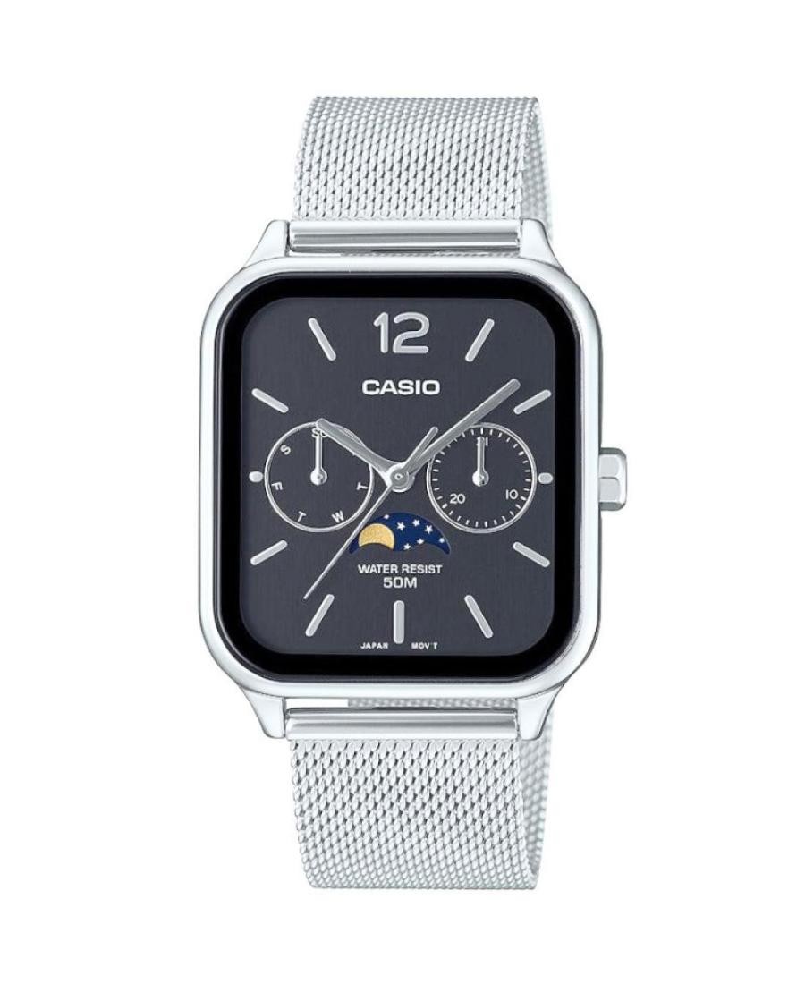 CASIO Men Analog Quartz Casual Watch Classic Dress Black Dial Waterproof Rectang