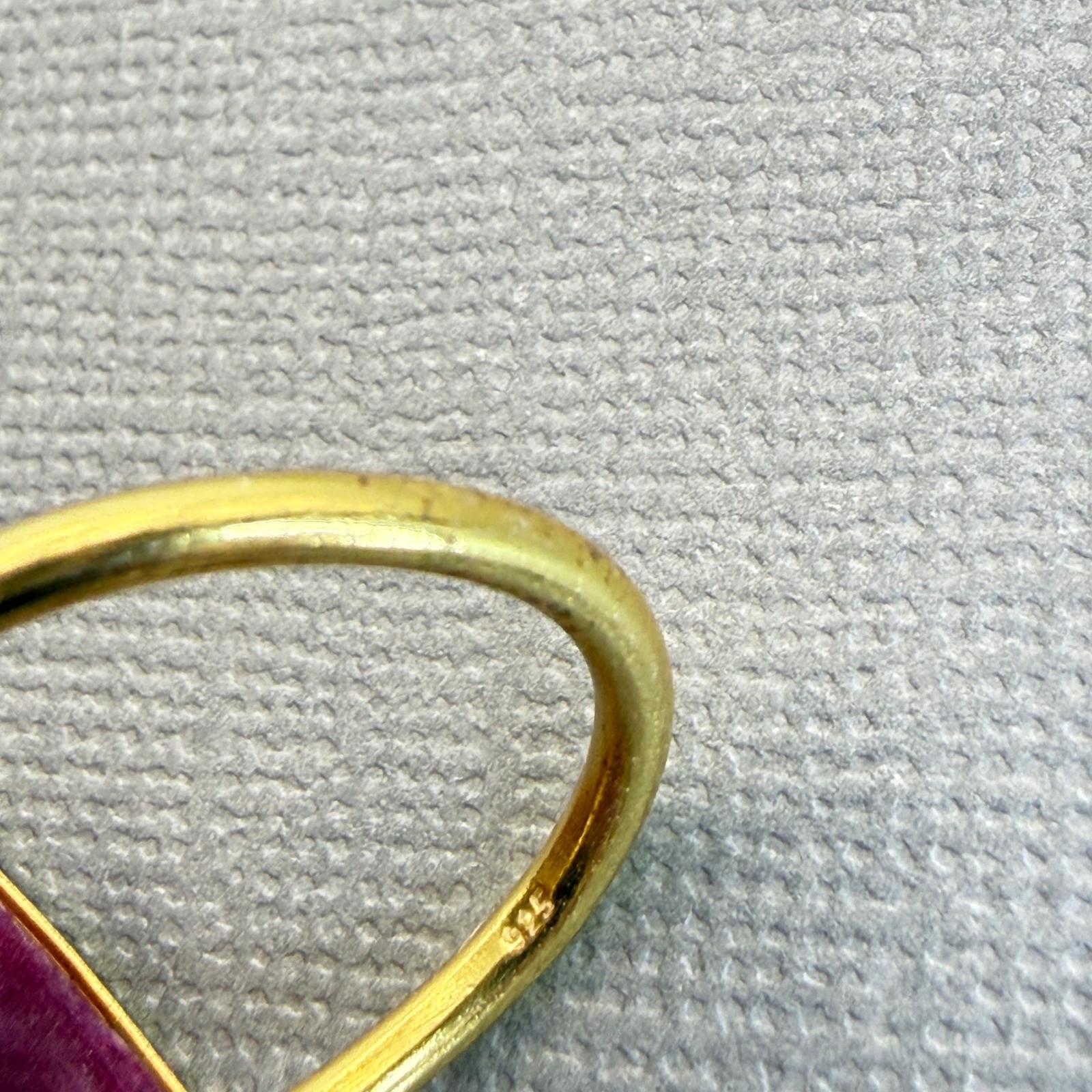 Gold Vermeil Sterling Silver Double Marquise Bypass Statement Ring