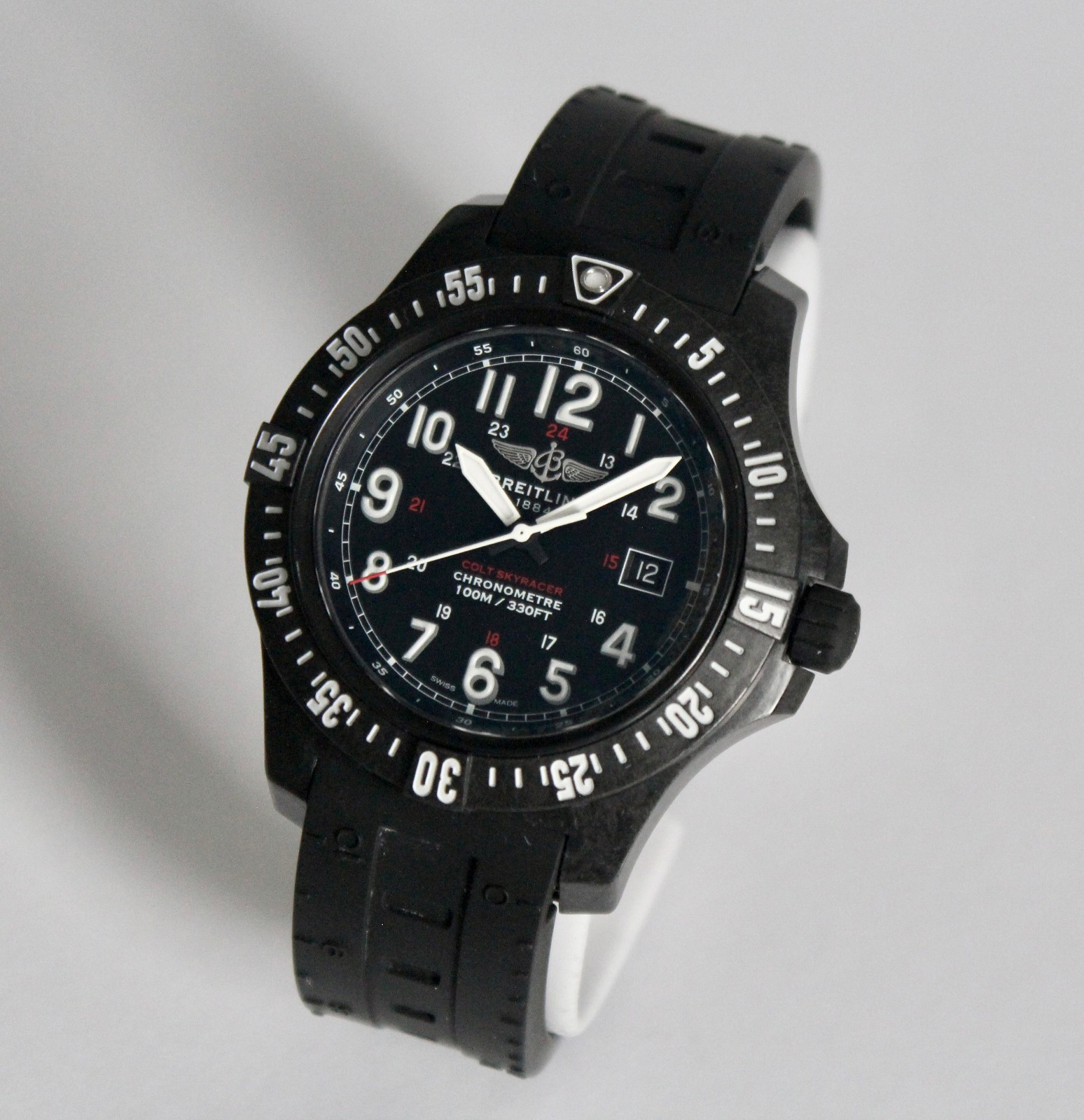BREITLING MEN’S WATCH, X74320 COLT SKYRACER, 45mm, NEW with BOX/PAPERS, WOW!!!