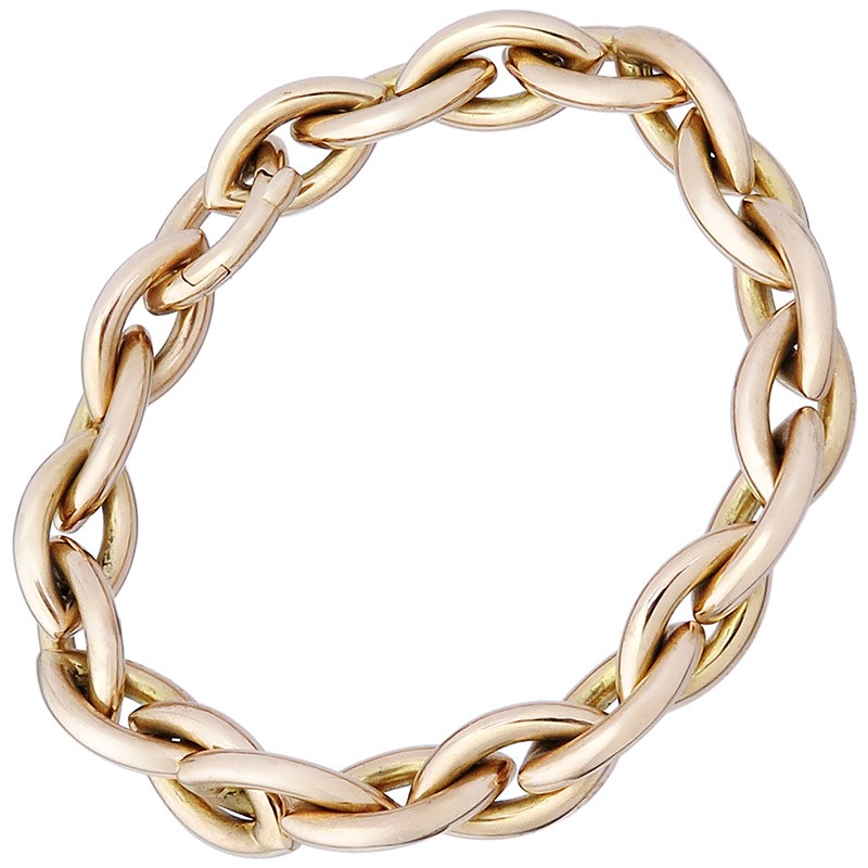 Ellipses 750 Rose Gold Bracelet
