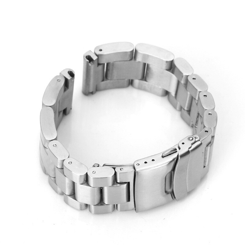 5.7mm Thick Solid Heavy Stainless Steel Watch Strap Band Bracelet 22 24 26mm new