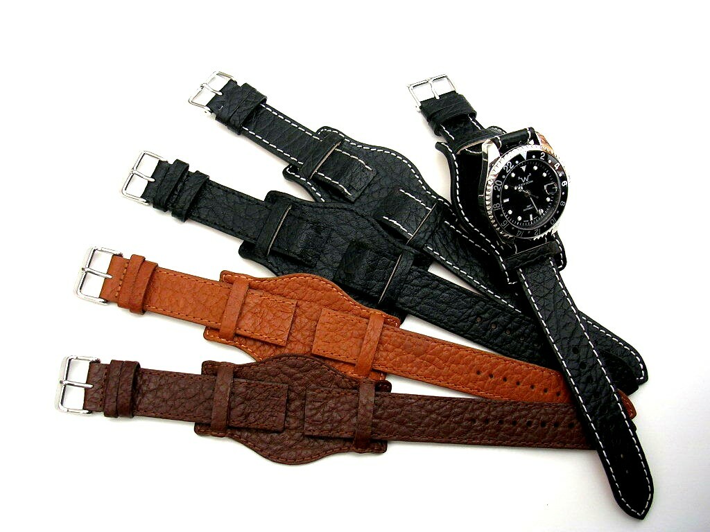 Buffalo Bund Open End Flieger German Pilot watch band Military strap IW SUISSE