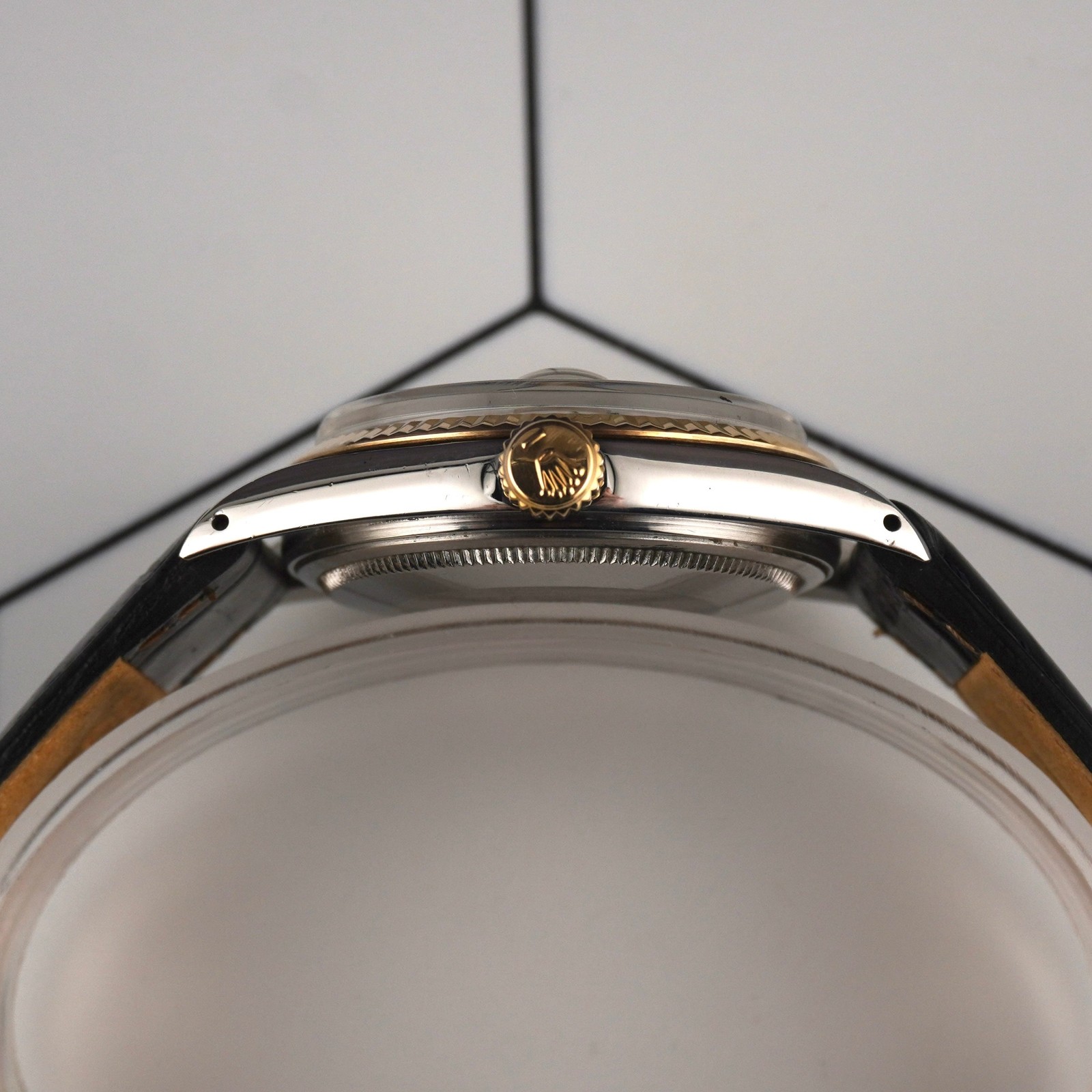 Rolex Vintage 36mm Datejust Silver Dial Steel Rose Gold Fluted Men’s Watch 1601