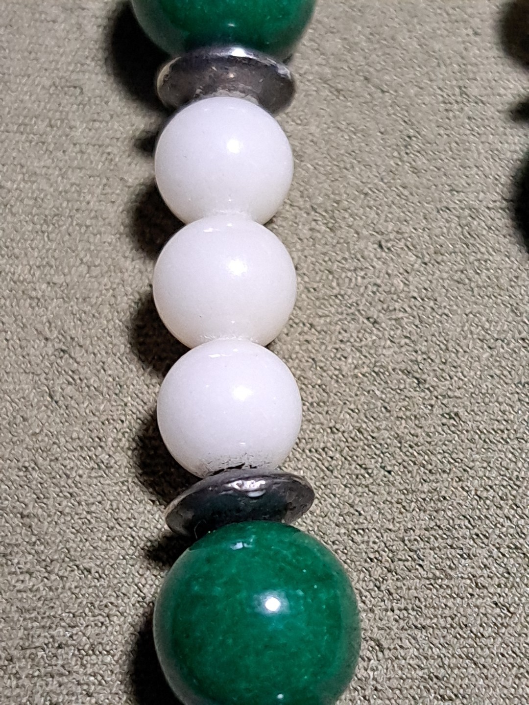 Vintage Mid 20th Century Gemstone 32″ Necklace