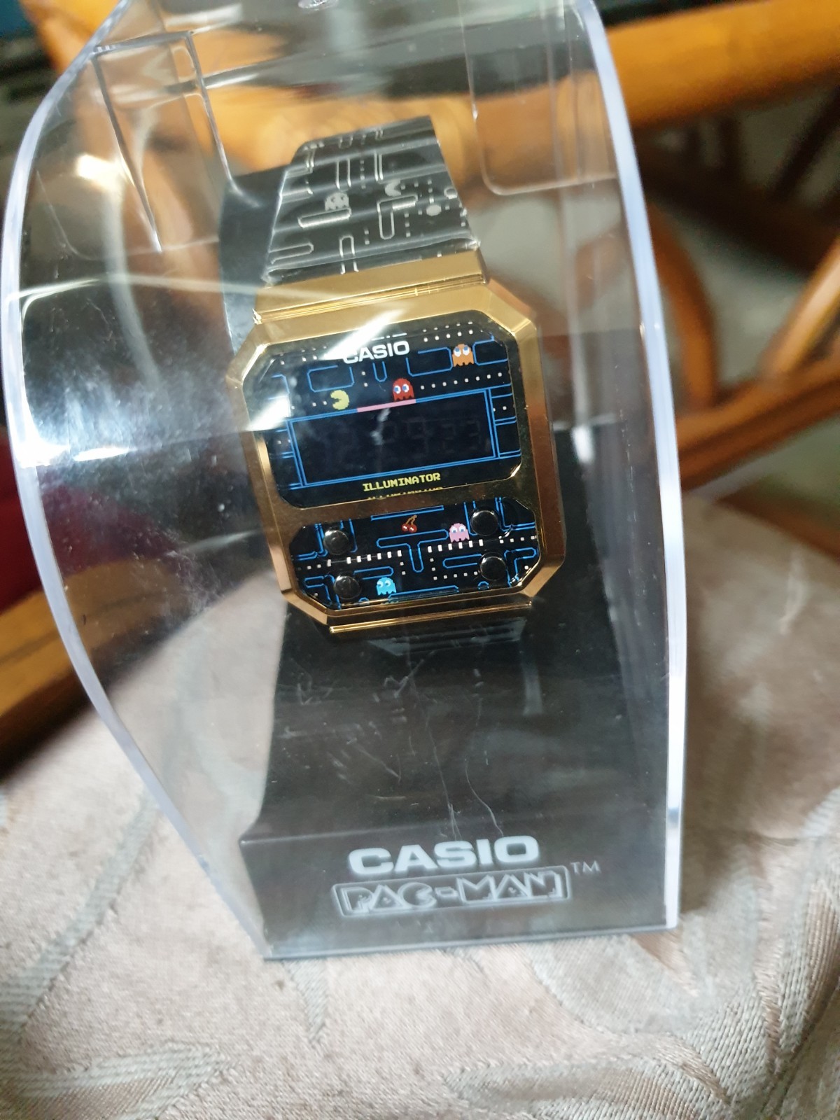 Casio Pacman A100 Wepc-1ber Limited Edition Watch In Mint Condition with Box