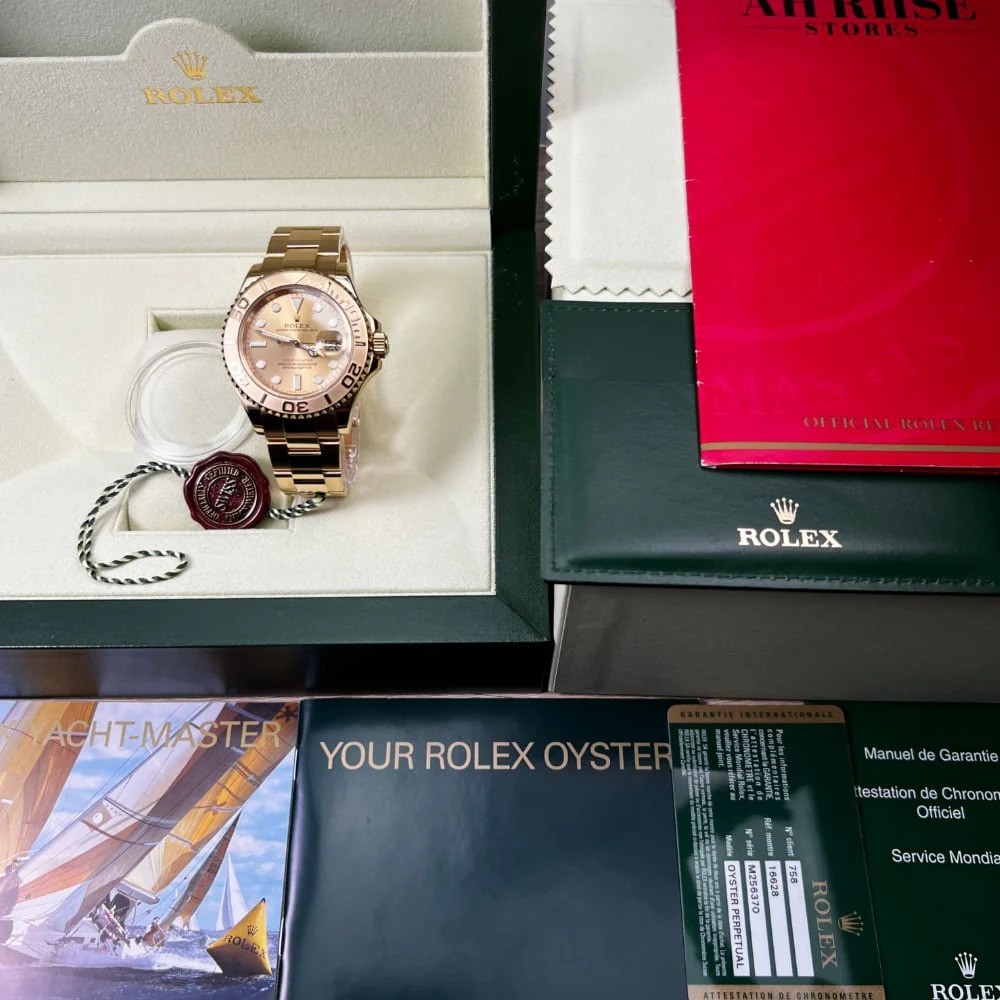 2010 Rolex Yacht-Master 16628 18k Yellow Gold