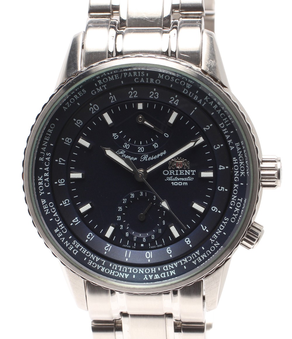 ORIENT FA02C1 King Master Wristwatch Timepiece Black Mens Authentic