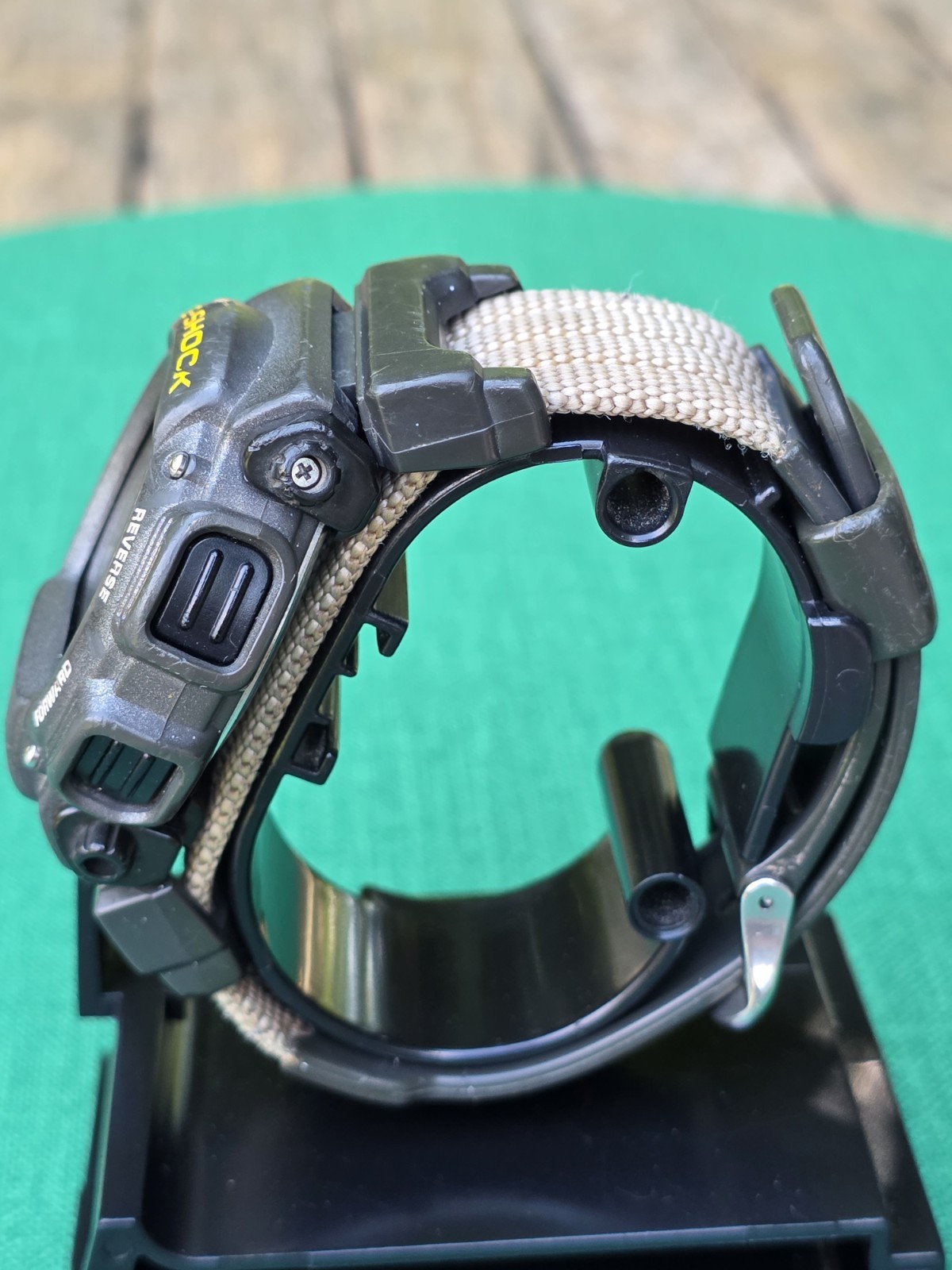 Casio G-Shock DW-9050 Watch Men 44mm Digital Gray Yellow Bezel 2163 New Battery