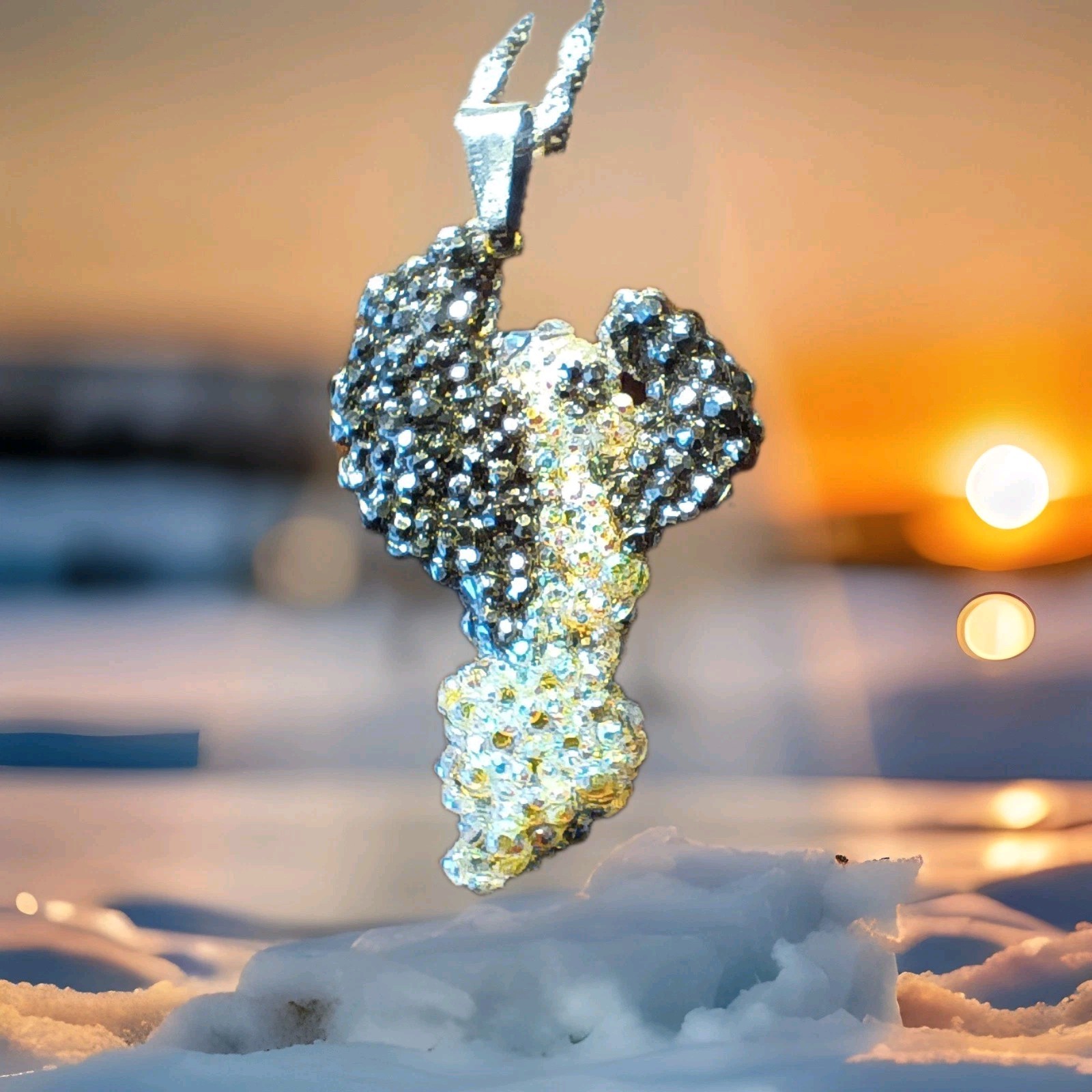 Nebula Galaxy Phoenix Necklace – Crystal Phoenix Jewelry Gift