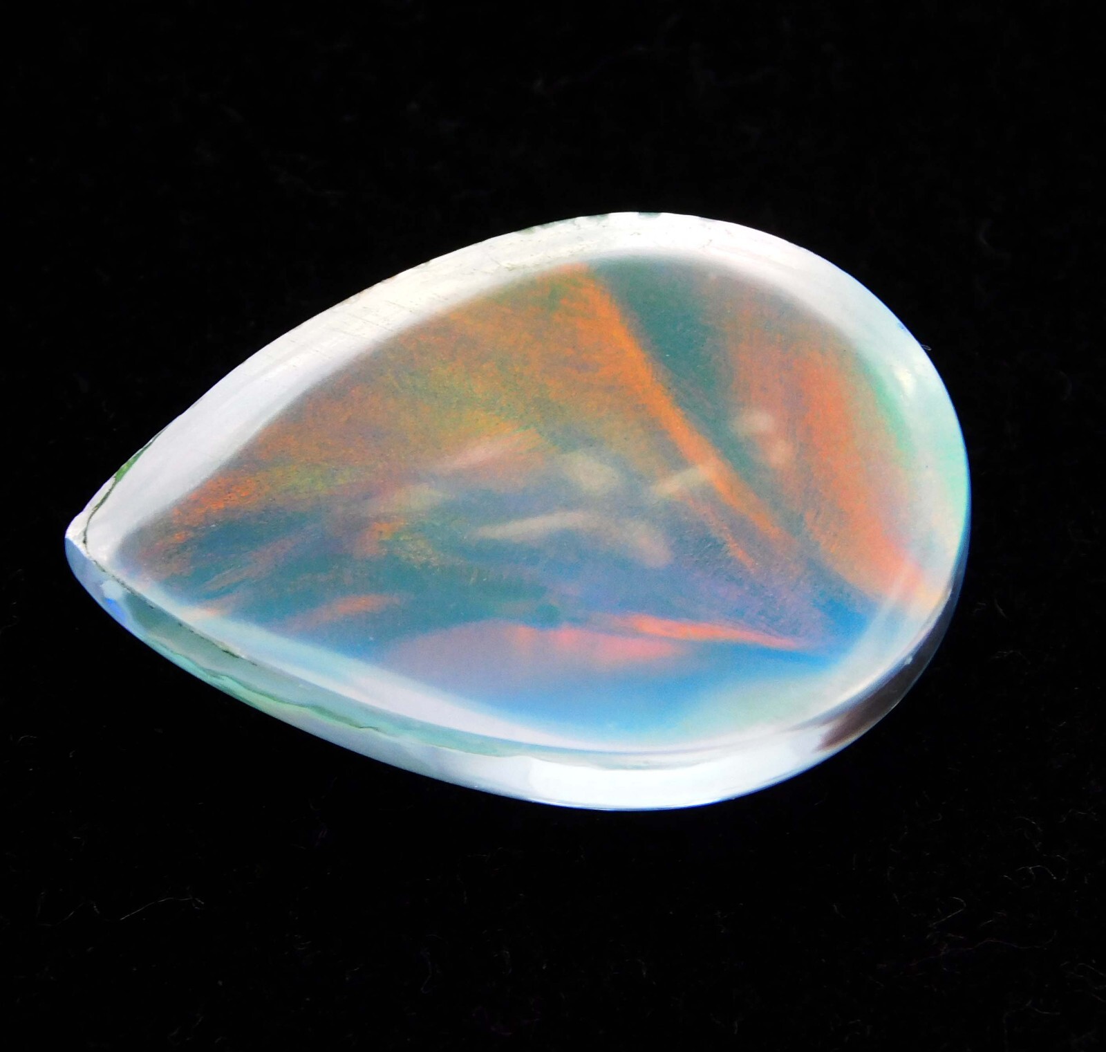 13.90 Ct Natural Ethiopian Fire Opal Certified Untreated Gemstone Play of Color