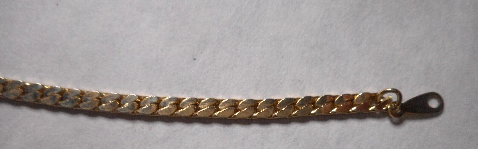 Gold Overlay Unisex Miami Cuban Curb Link 6 1/2-7 Inch Length Costume Basic