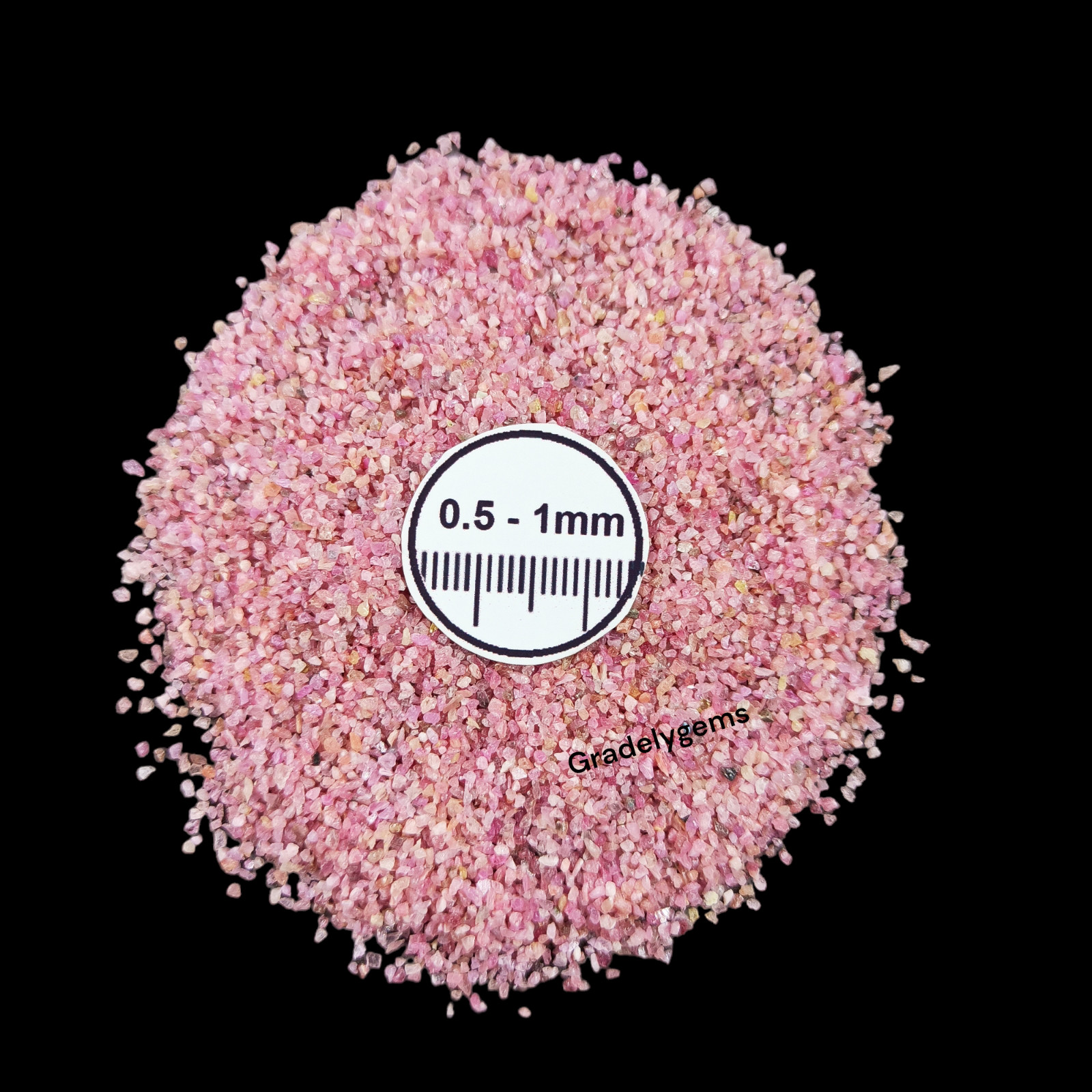 Radiant Ruby Gemstone Crushed Powder – Intense Red Hue for Resin Art, DIY Crafts