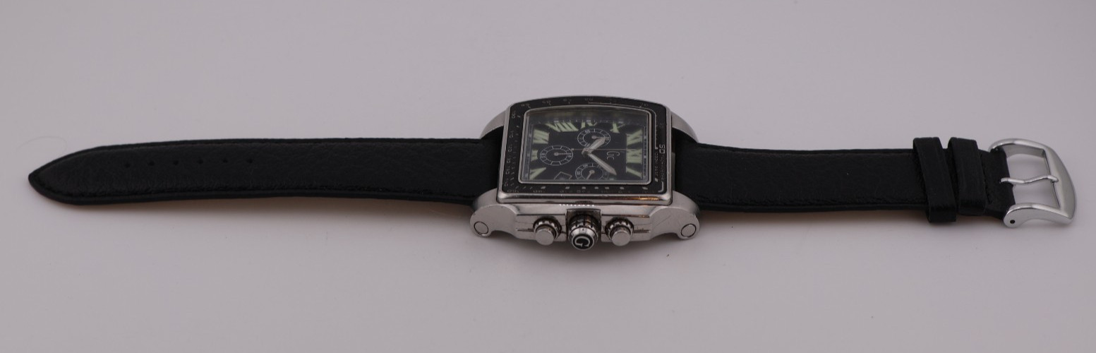 Guess Collection Swiss Made Men’s Chronograph Watch – GC 30007GA – New Battery