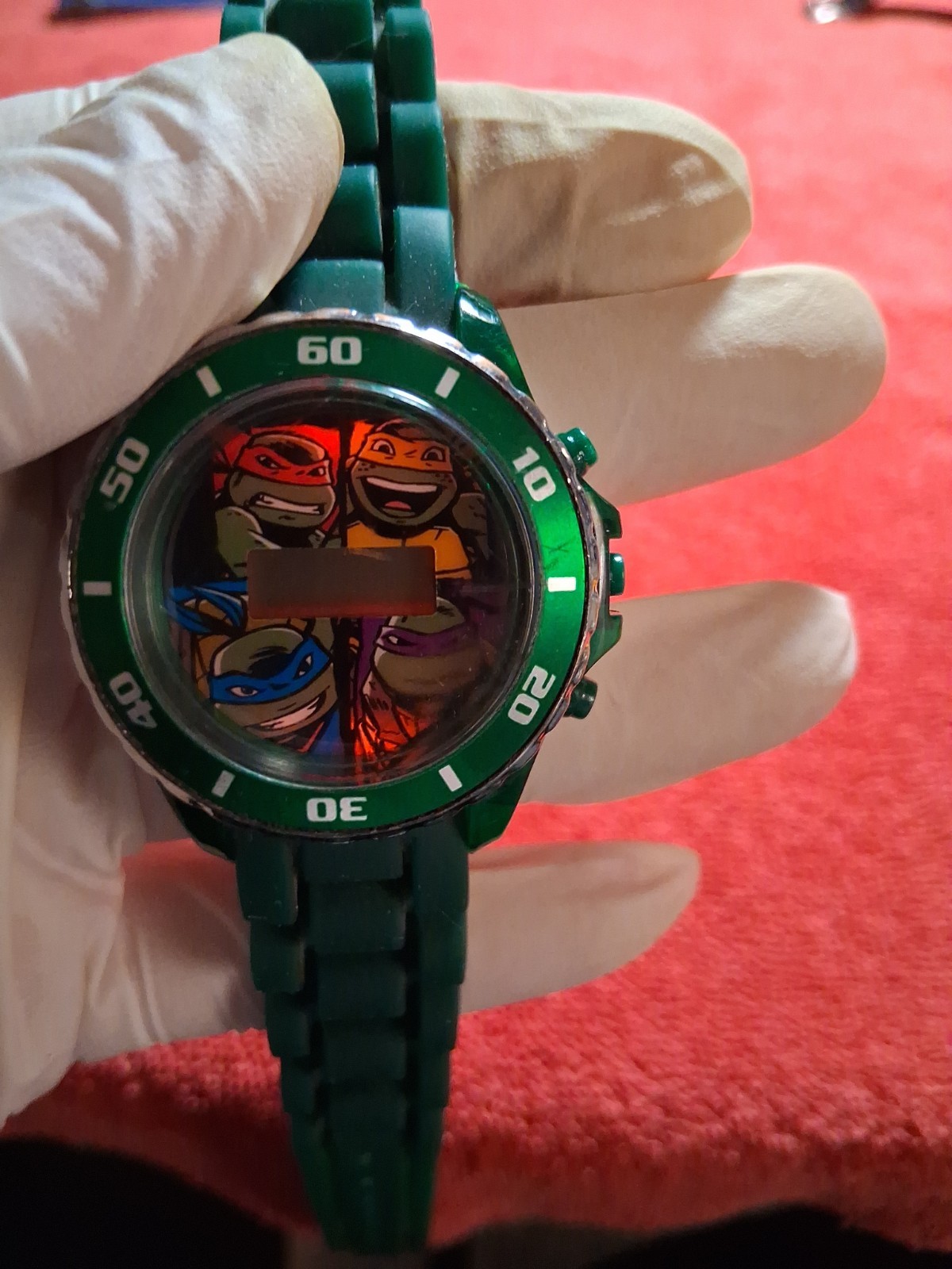 Vintage Teenage Mutant Ninjas Turtles Watch Unisex Digital TMN4008AZ LR626 2020