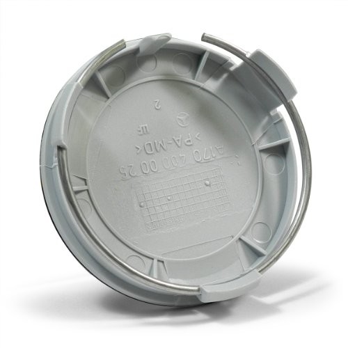 Mercedes-Benz Black Classic Logo Wheel Center Cap, Genuine MB Parts