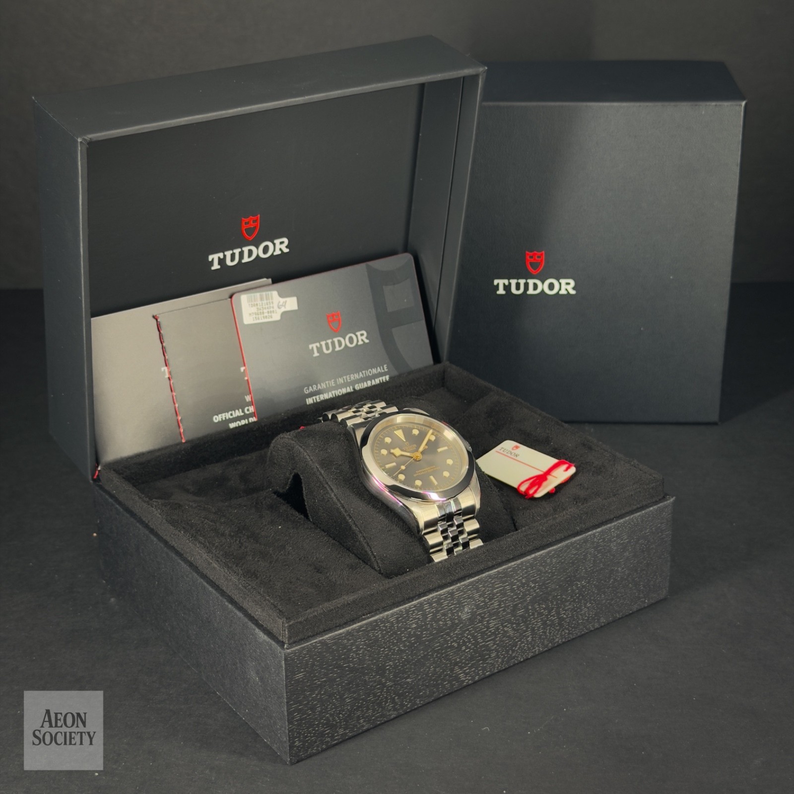 TUDOR Black Bay 41 Anthracite Mens Watch Full Set – M79680-0001