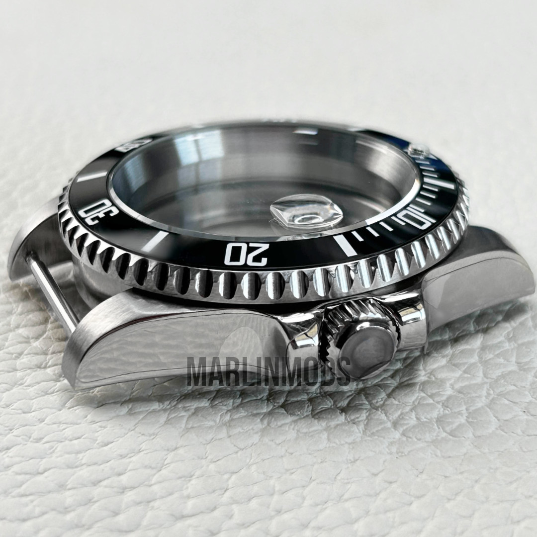 200M Waterproof 40mm SUB Dive Watch Case for NH35A NH34 GMT 120 Clicks Sapphire