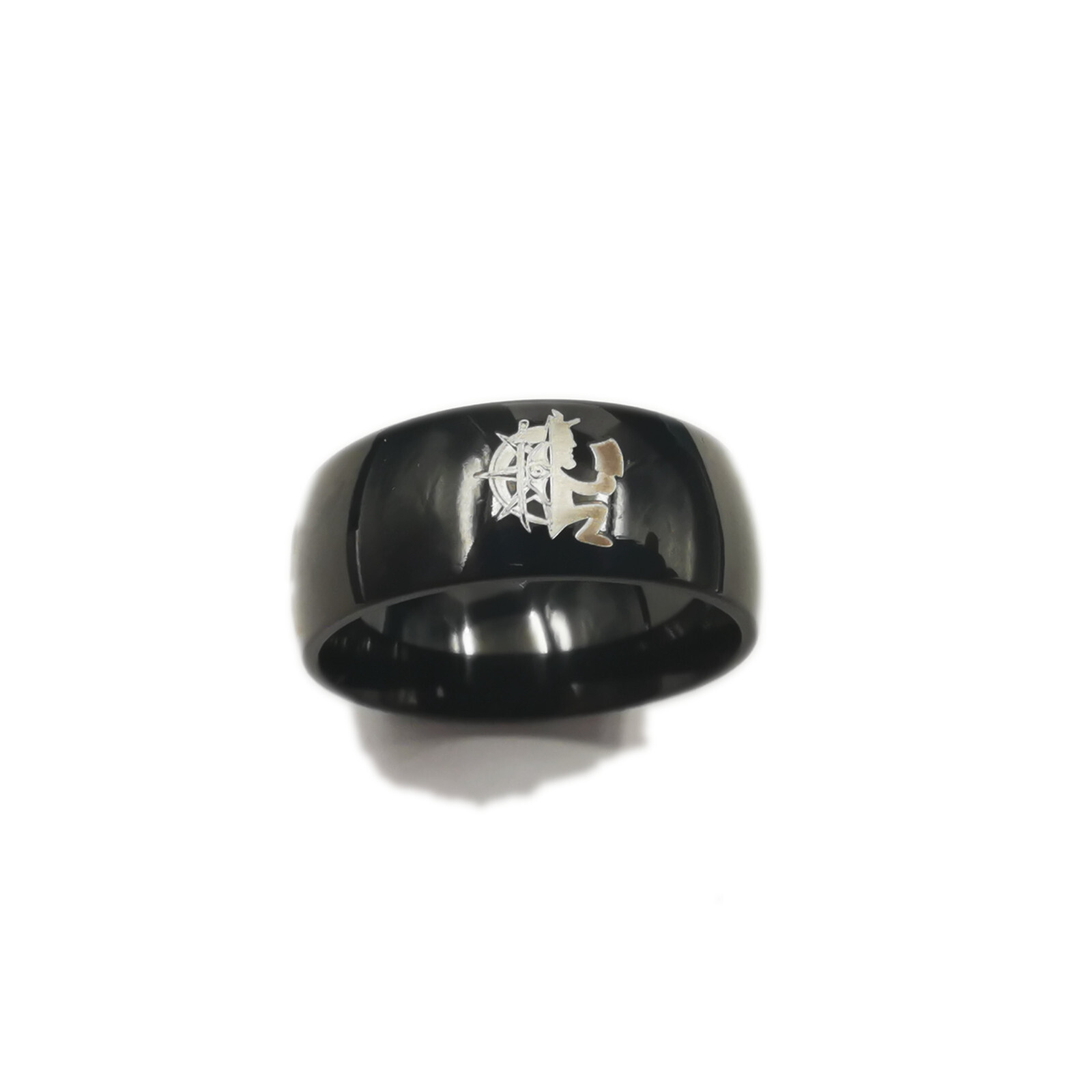 BLACK NINJA HATCHETMAN RING STAINLESS STEEL ICP TWIZTID UA8-12#