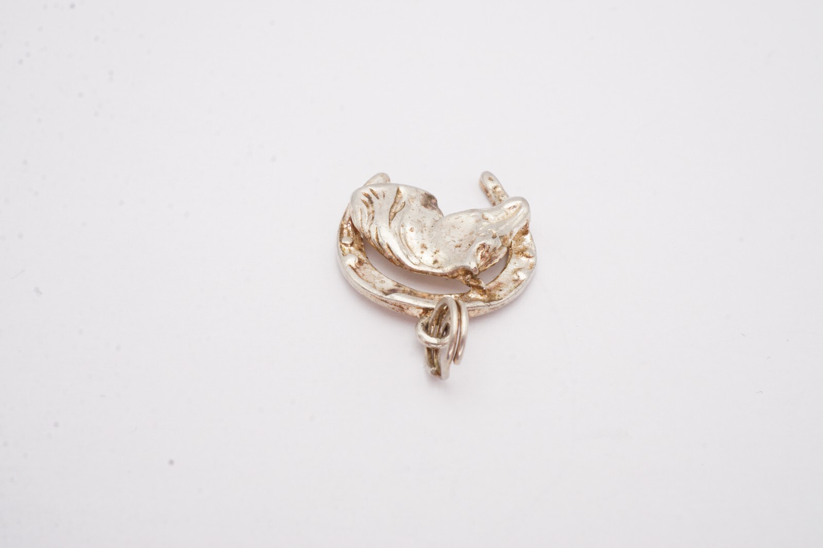 Vintage Sterling Silver 925 Horse Shoe Pendant Luck