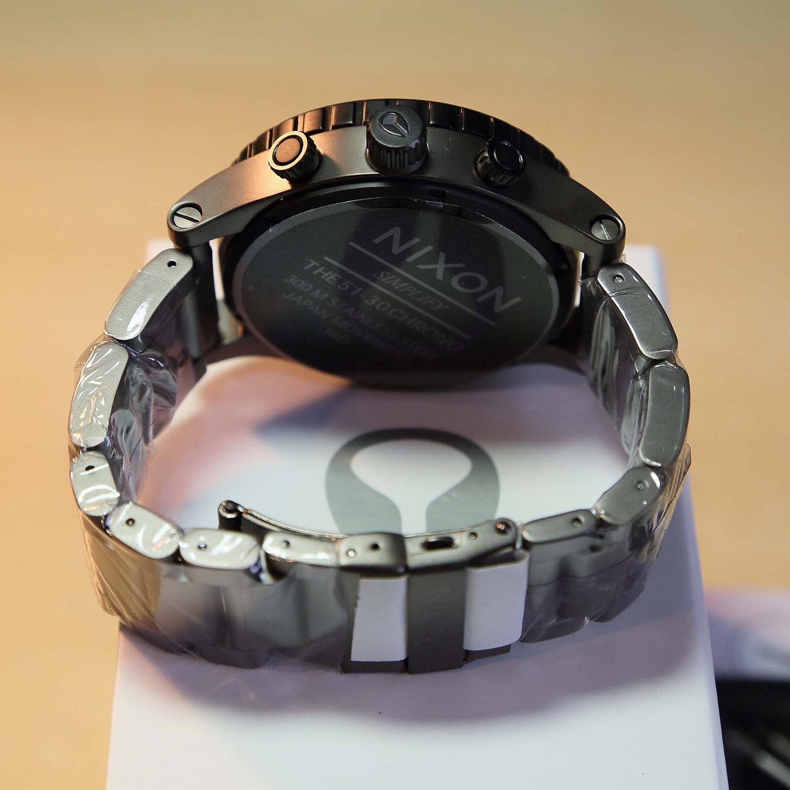 NEW Authentic NIXON Watch Mens 51-30 CHRONO Gunmetal A0831062 GIFT FAST SHIPPING