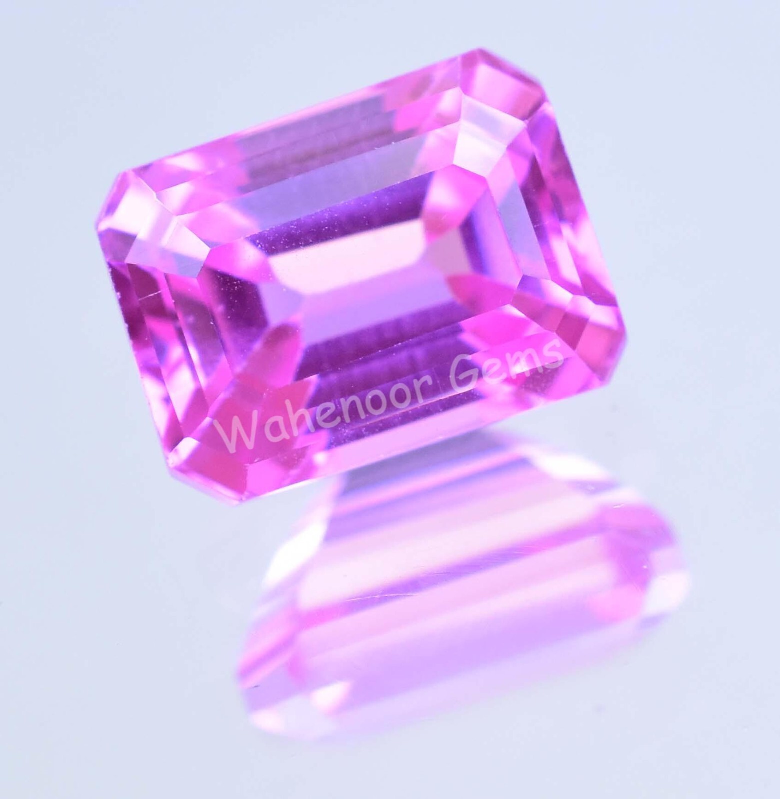 6.20 Ct Natural Pink Sapphire Emerald Flawless Certified Loose Gemstone