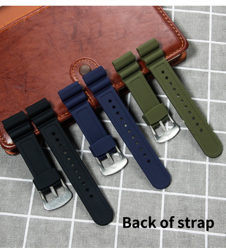 For Seiko Prospex SNE545 547 537 541 535 Silicone Watch Band Straps Mens 22mm