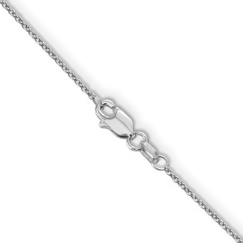 Cable Pendant Chain – Solid 14K Yellow or White Gold – 9, 10, 14, 16, 18, 20, 22