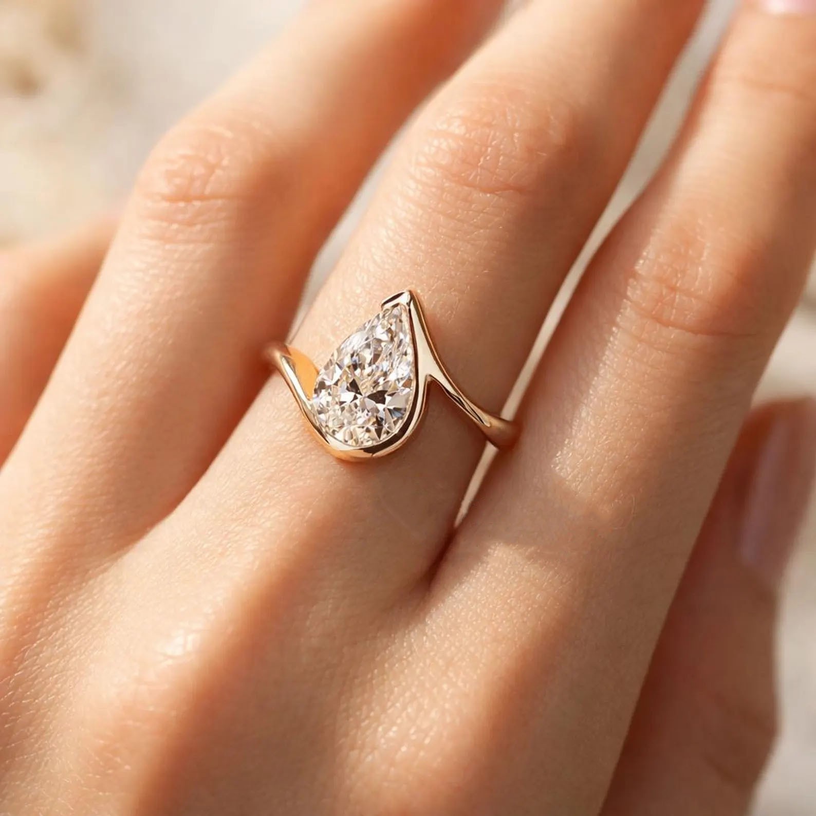 Certified 4.30 Ct White Treated Diamond Solitaire Ring In 925 Silver Certified