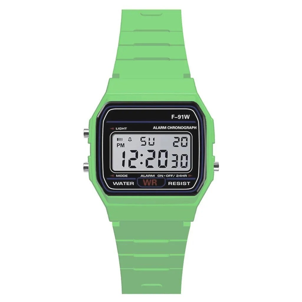 Casieo F-91W-1YER Casual Resin Digital Watch – Black