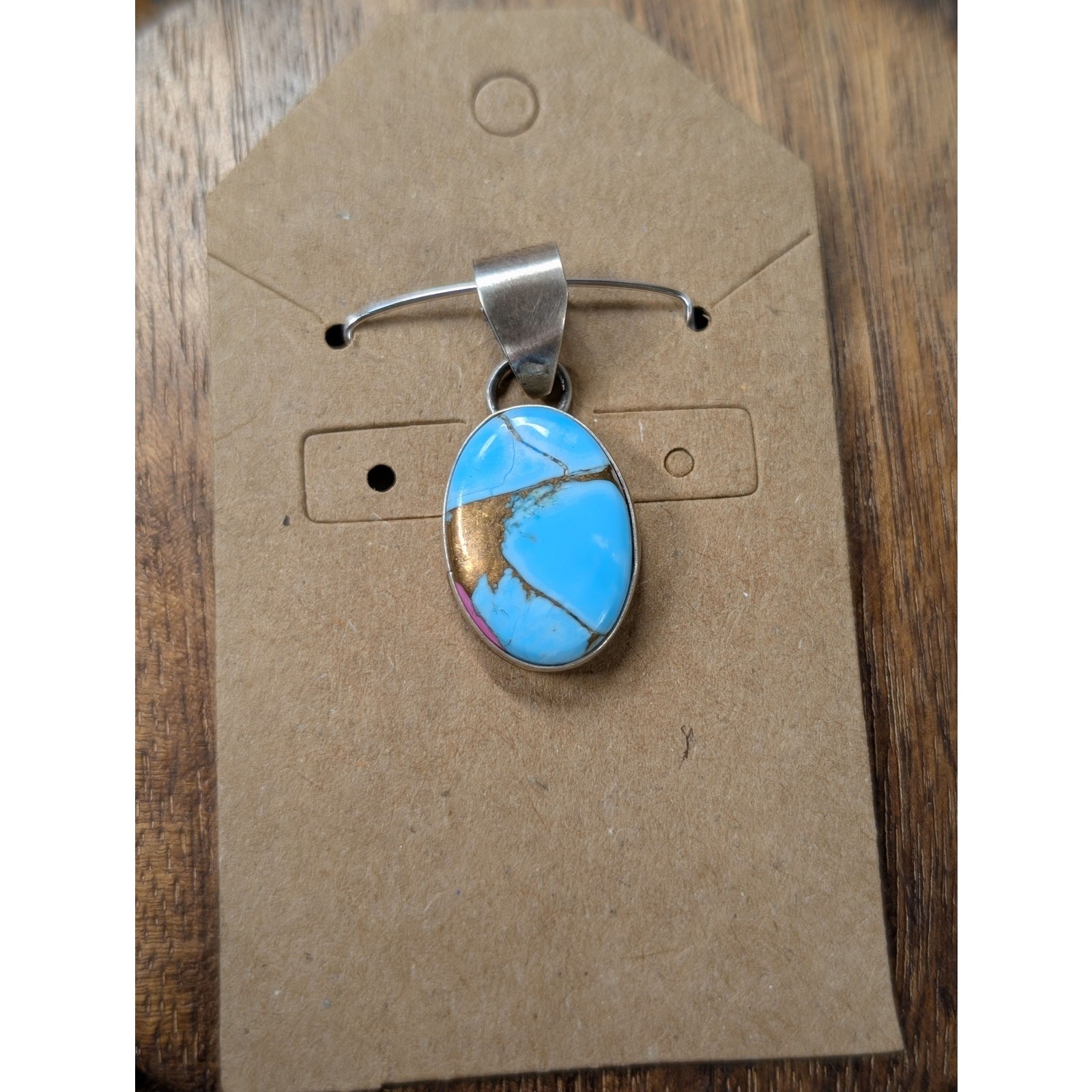 Sterling Cotton Candy Pendent Signed