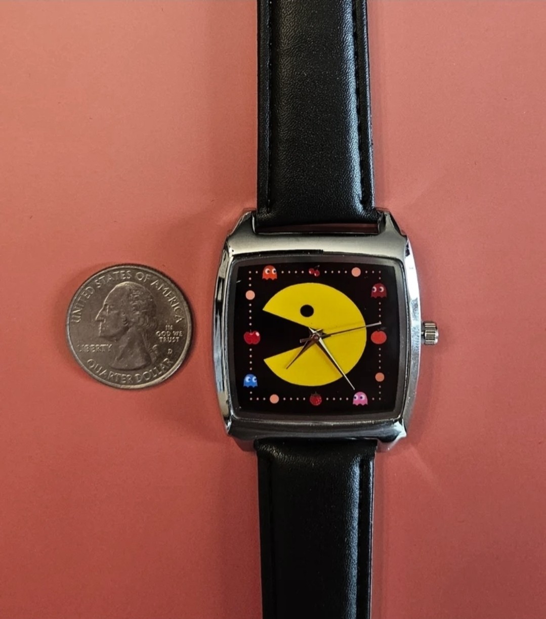 Pacman Watch Retro Arcade Game Accessories -Men & Women Novelty Jewelry