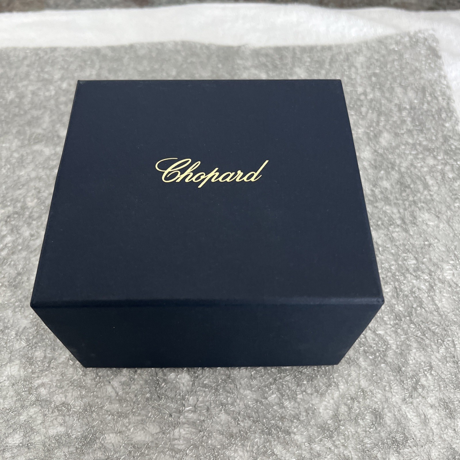 Chopard Jewelry Storage Case Dark Blue, Classic Luxury, Empty Box 4″x4″x2″