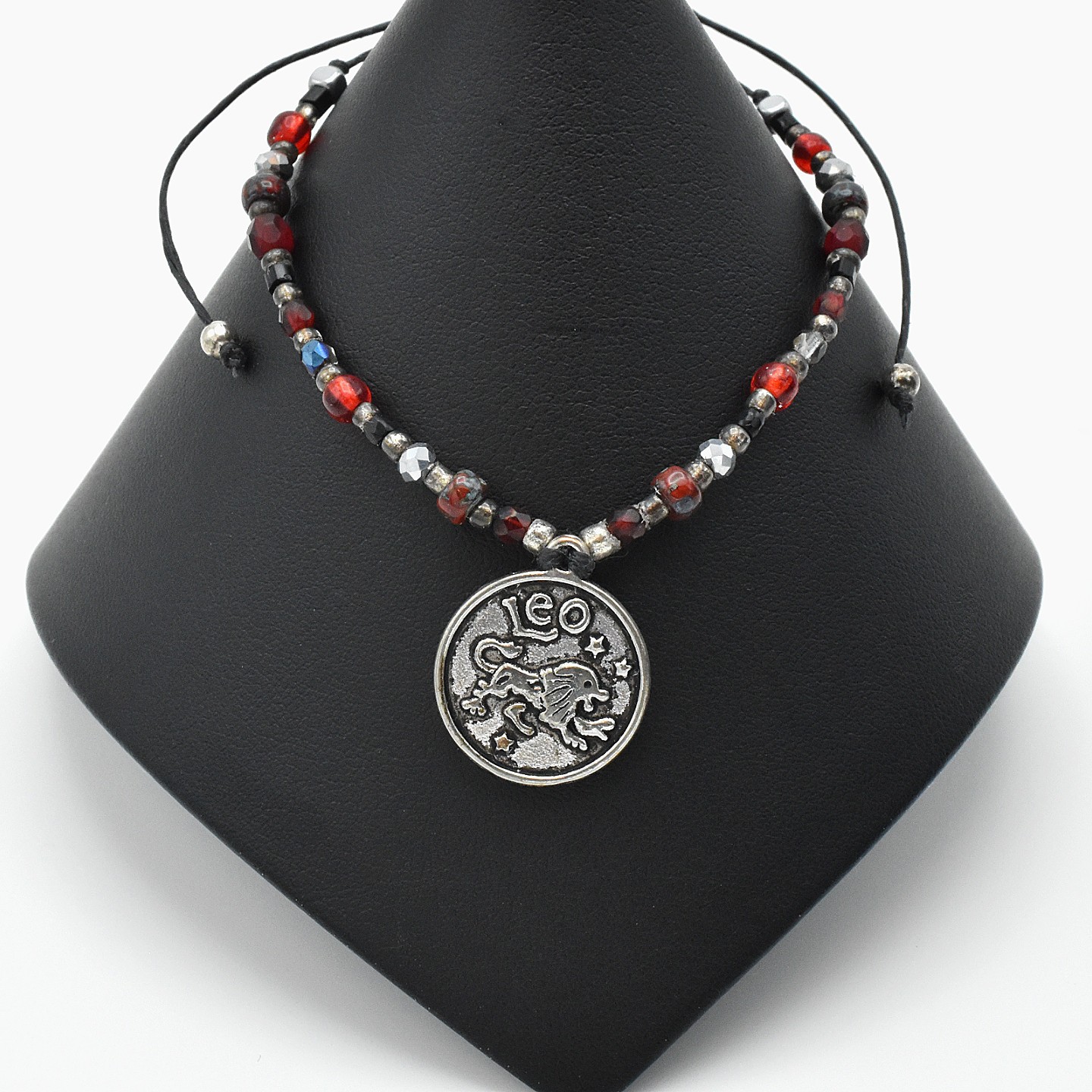 Handmade Leo Astrology Bracelet – Adjustable – One of One