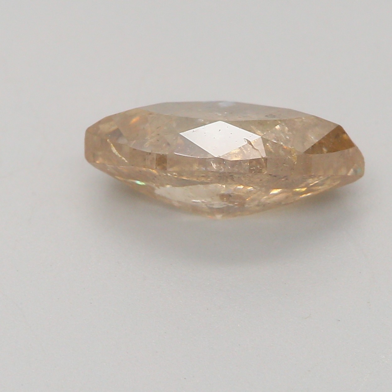fancy light brown marquise shape loose diamond