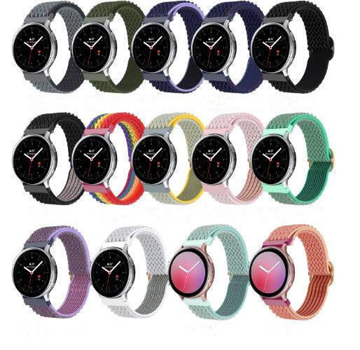 Nylon Strap Fabric Elastic Watch Band For Samsung Galaxy Watch 3 4 5 6 7/Active