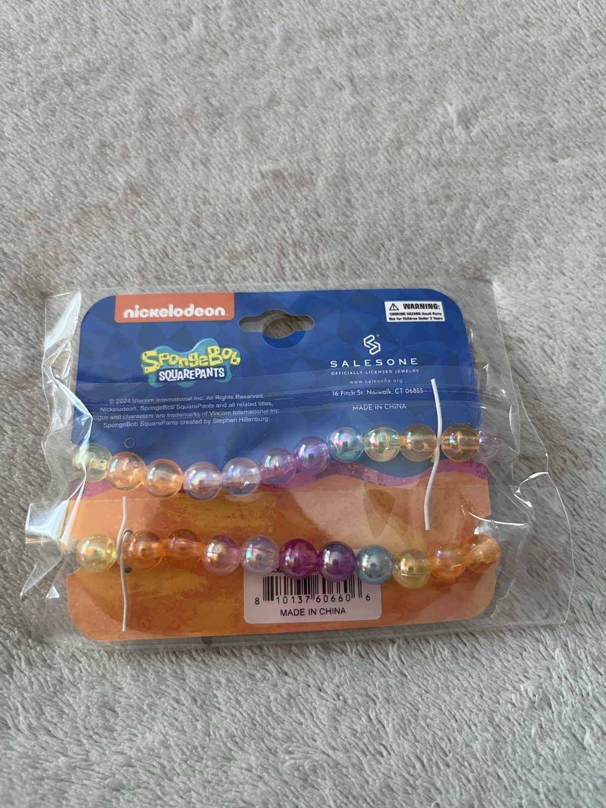 SpongeBob SquarePants & Patrick Friendship Bracelets With Charms. Nickelodeon