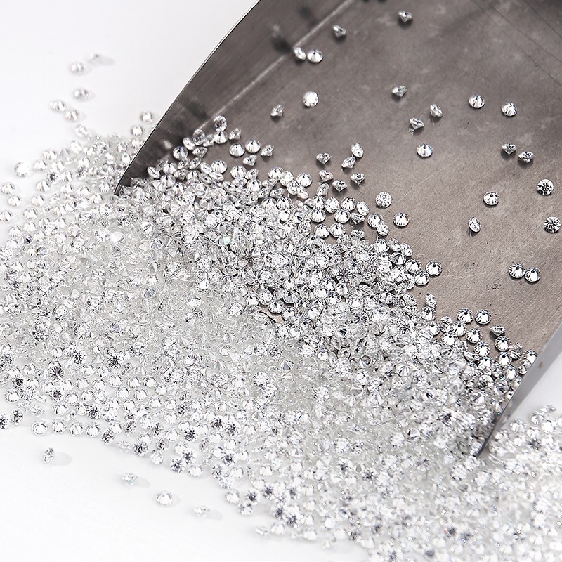 Small Sizes Loose Moissanite 0.8-1.9mm D Color VVS1 for Jewelry Making Wholesale