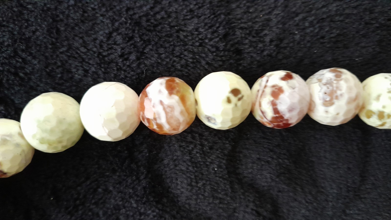Agate Meditation necklace – handmade 40cm length approx – FAST UK DELIVERY